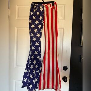 Ranch Dressn Patriotic Bell Bottoms